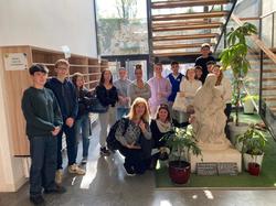 Les 4/3 en pèlerinage à l'abbaye Notre-Dame de l'Ouÿe