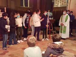 Retour en images de la messe des jeunes du 22 janvier 2022