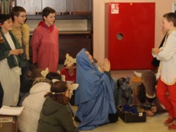 Visite aux résidents de la maison de retraite...