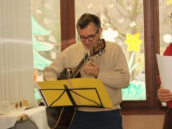 Visite aux résidents de la maison de retraite...